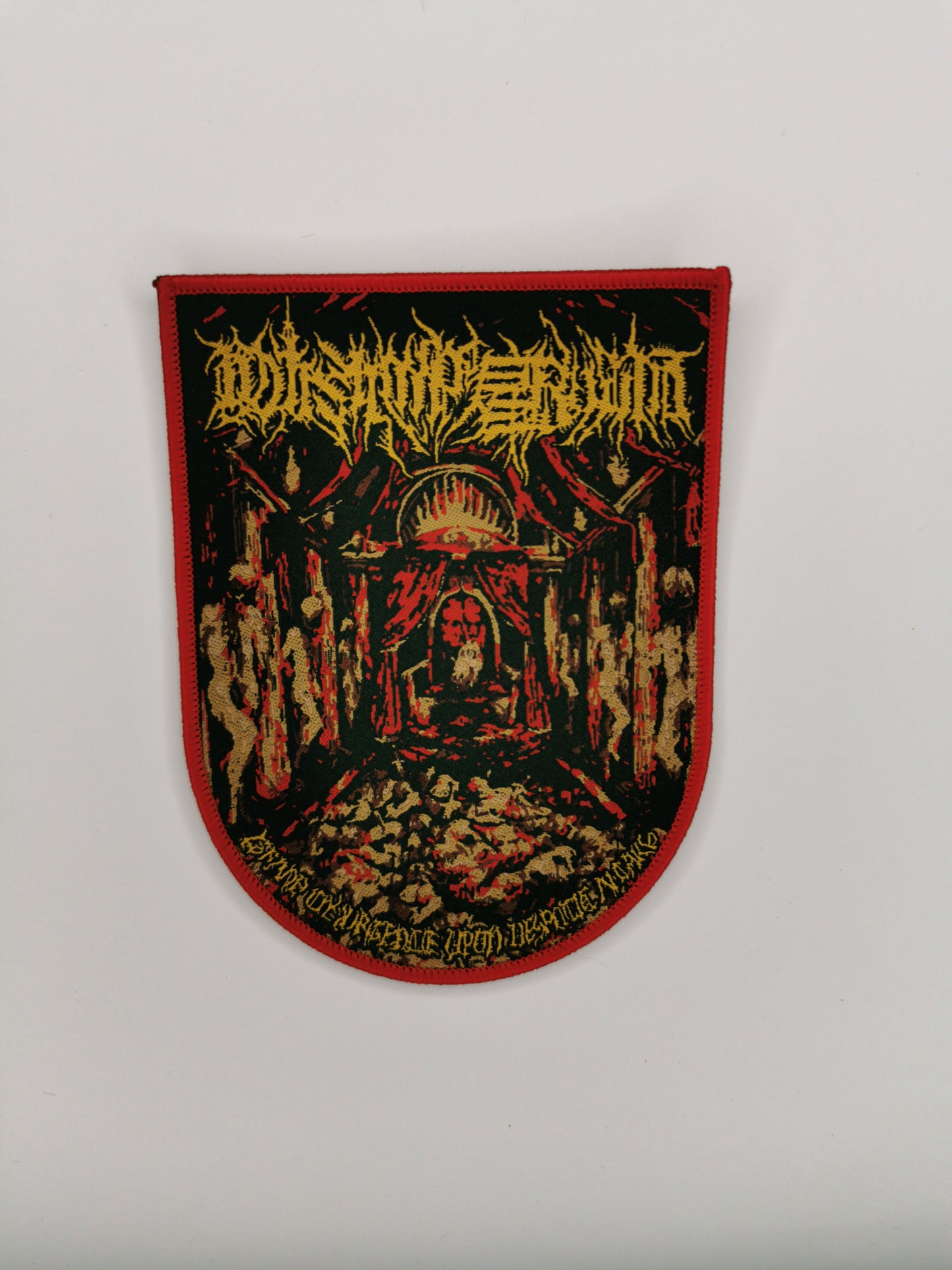 Temporal Dimensions Patches Disimperium Grand Insurgence upon Despotic Altars Red Border Woven Patch