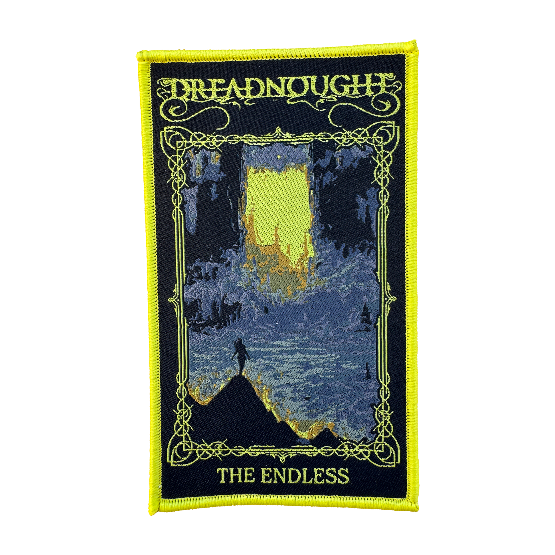 Temporal Dimensions Patches Dreadnought The Endless Yellow Border Woven Patch
