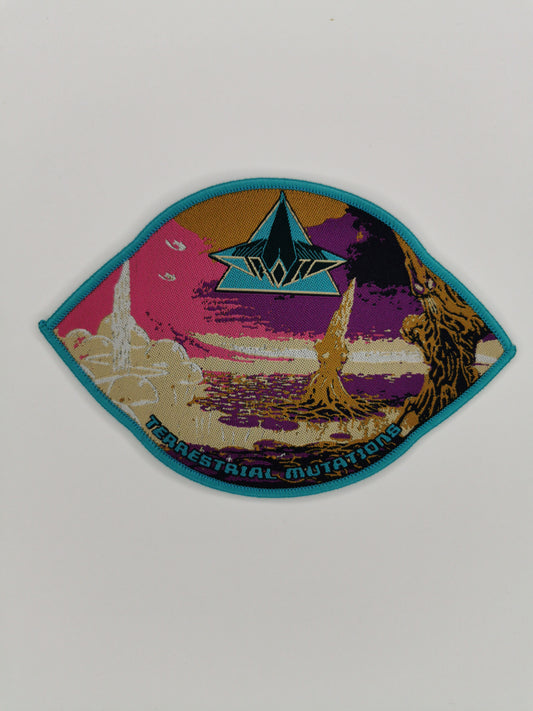 Temporal Dimensions Patches Droid Cyan Border Woven Patch