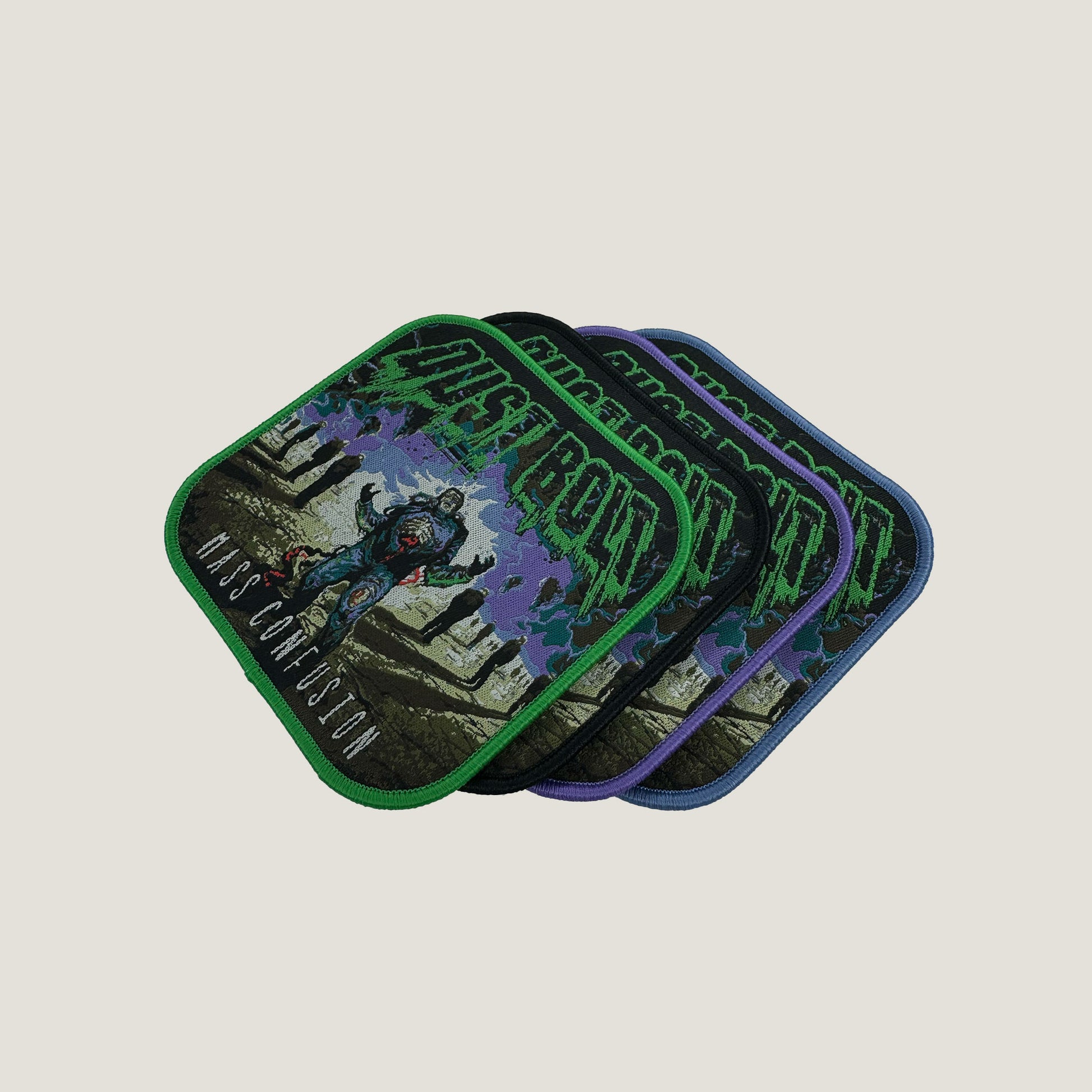 Temporal Dimensions Patches Dust Bolt Mass Confusion Metal Woven Patches