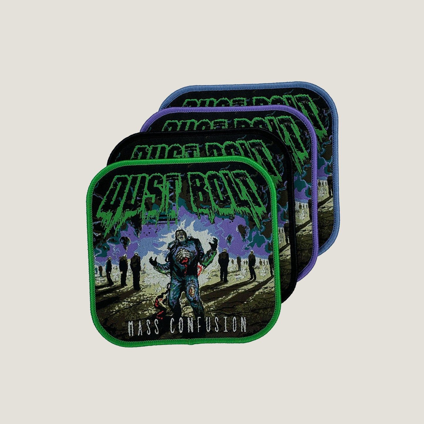 Temporal Dimensions Patches Dust Bolt Mass Confusion Woven Patches