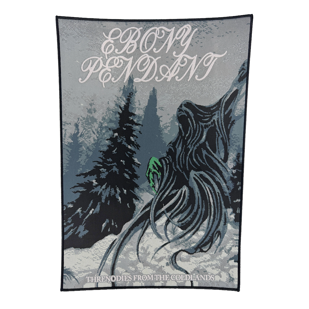 Temporal Dimensions Patches Ebony Pendant Threnodies from the Coldlands Black Border Woven Backpatch