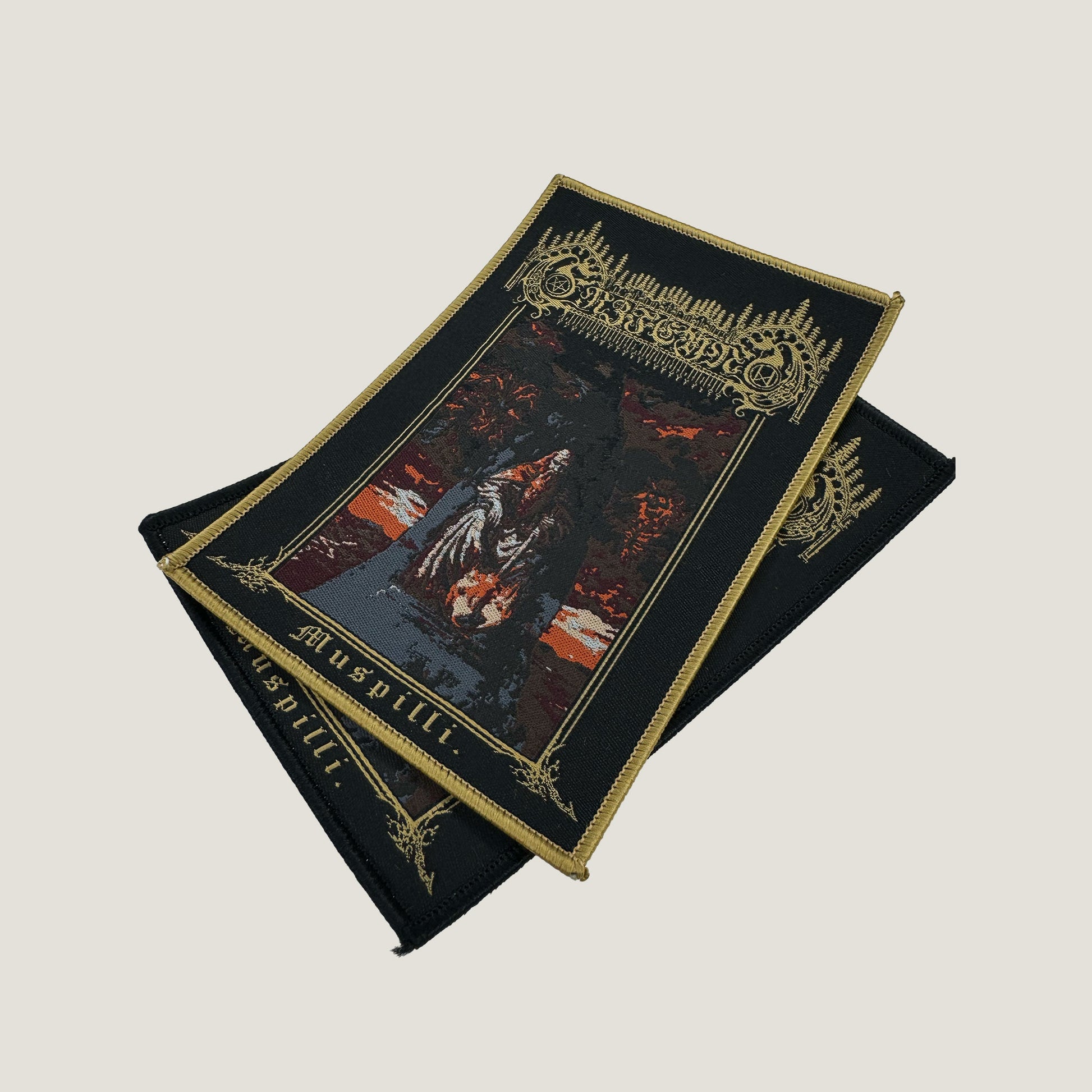 Temporal Dimensions Patches Erzfeynd Muspilli Metal Woven Patches