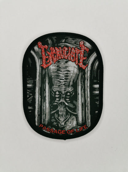 Temporal Dimensions Patches Excruciate Passage of Life Black Border Woven Patch