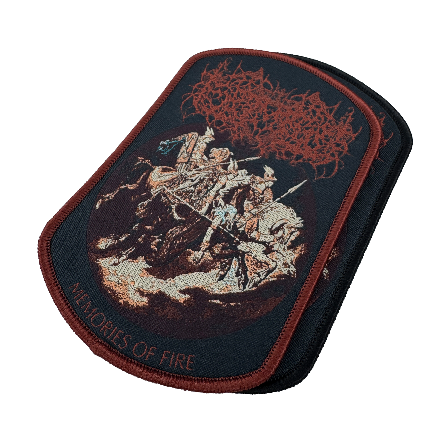 Temporal Dimensions Patches Fire Magic Memories of Fire Metal Woven Patches