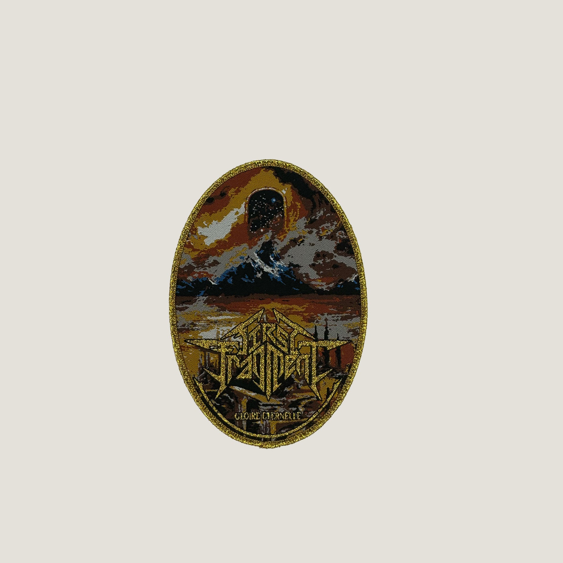 Temporal Dimensions Patches First Fragment Gloire Eternelle Golden Glitter Border Woven Patch