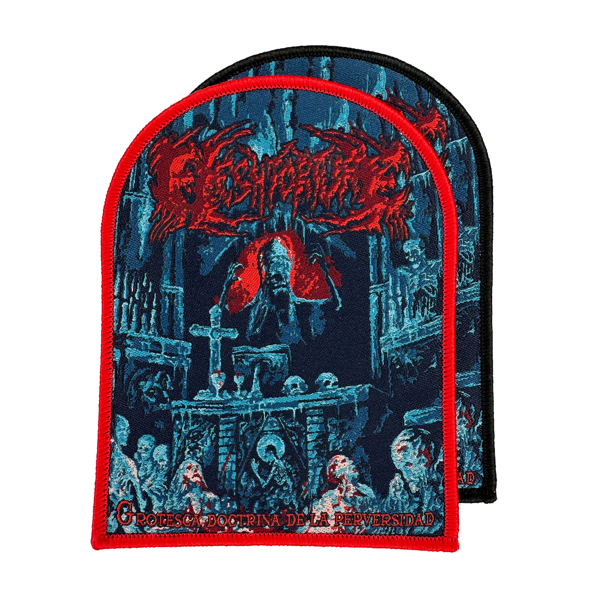 Temporal Dimensions Patches FleshTorture Grotesca doctrina de la perversidad Woven Patches