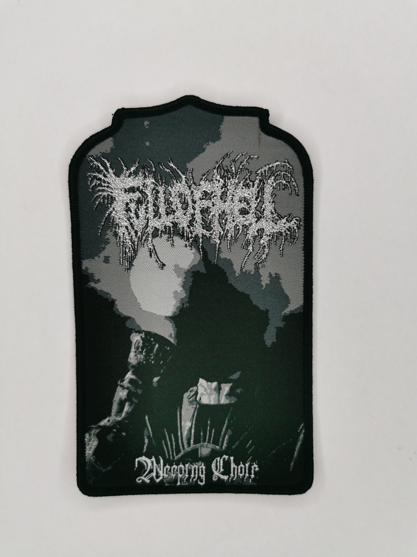 Temporal Dimensions Patches Full of Hell Weeping Choir Black Border Woven Patch