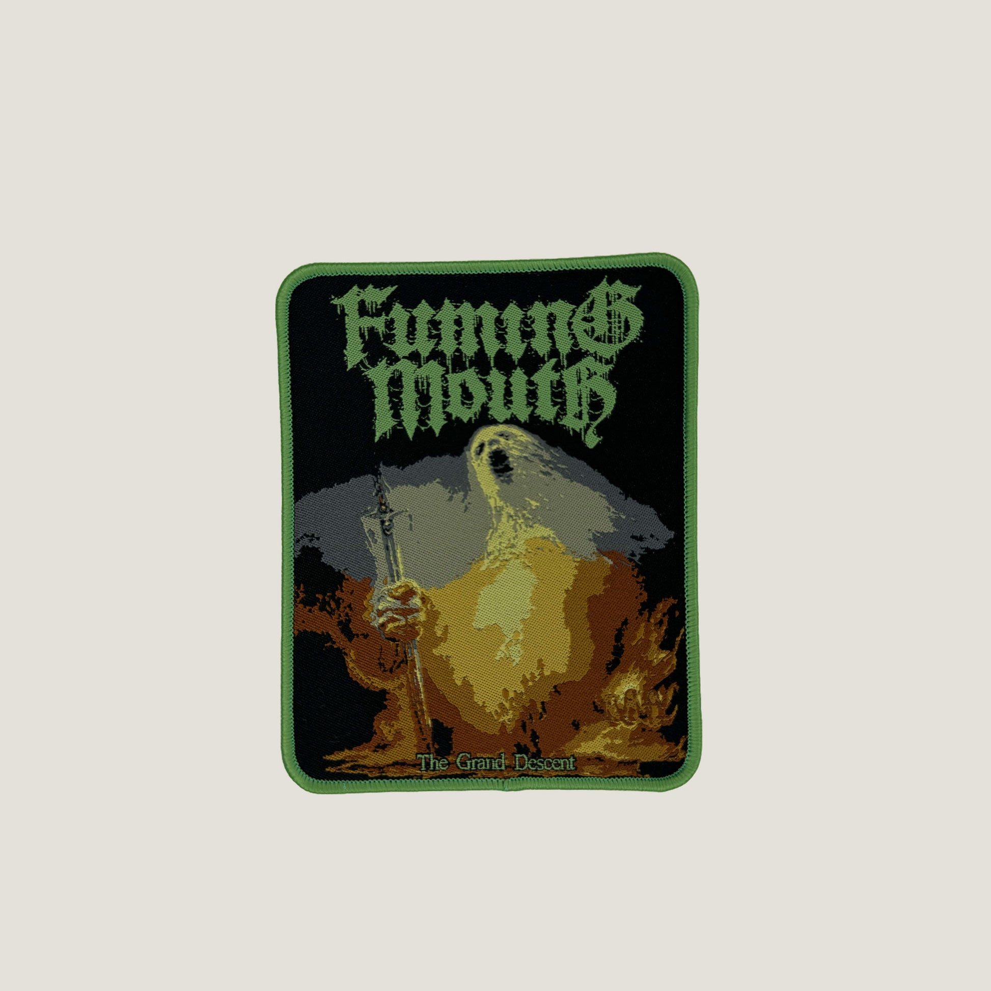 Temporal Dimensions Patches Fuming Mouth The Grand Descent Green Border Woven Patch