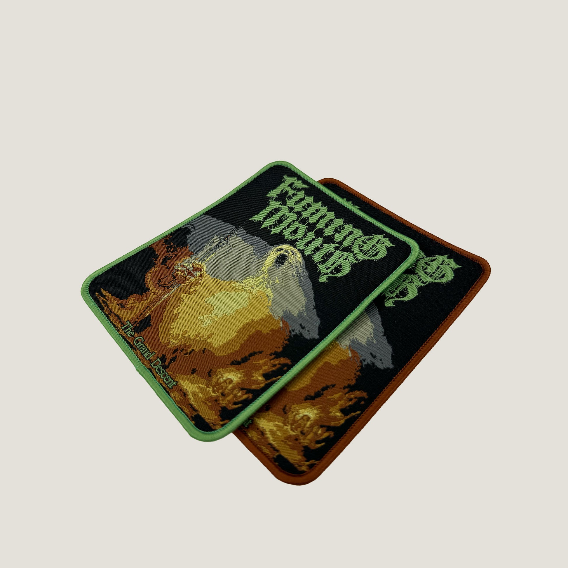 Temporal Dimensions Patches Fuming Mouth The Grand Descent Metal Woven Patches