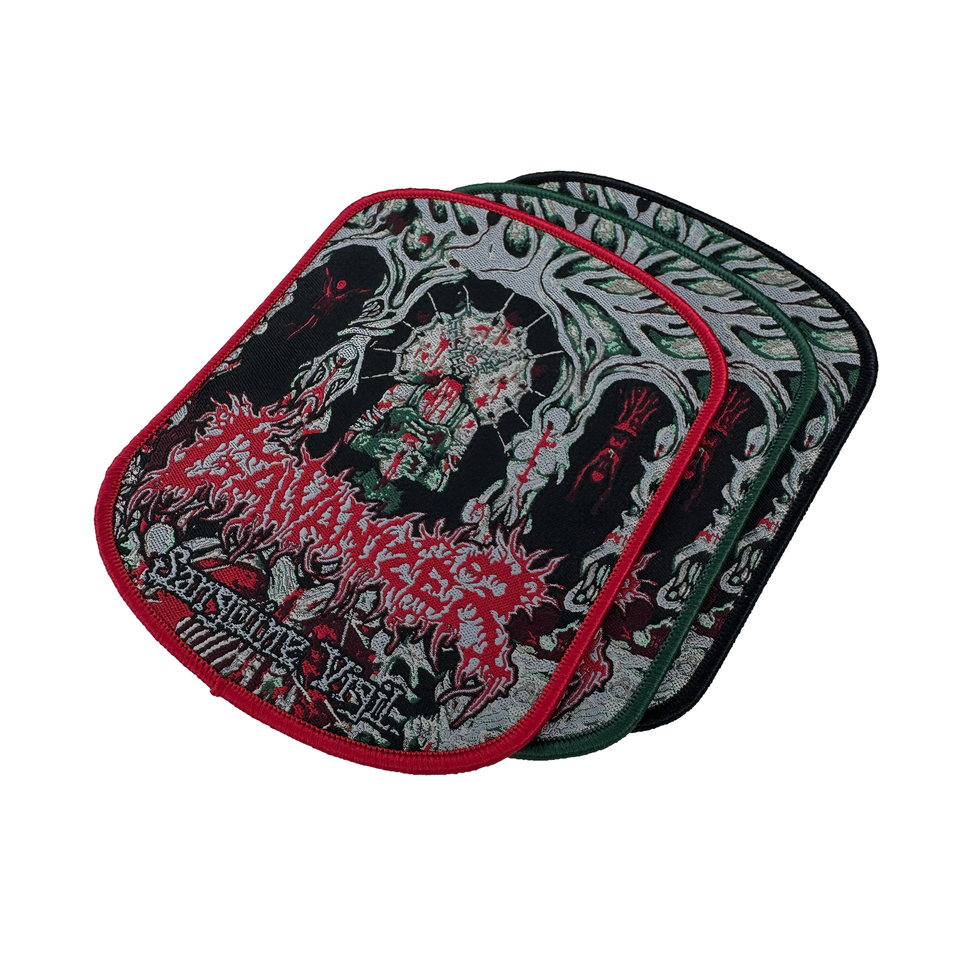 Temporal Dimensions Patches Galvanizer Sanguine Vigil Metal Woven Patches