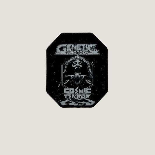 Temporal Dimensions Patches Genetic Disorder Cosmic Terror Black Glitter Border Woven Patch