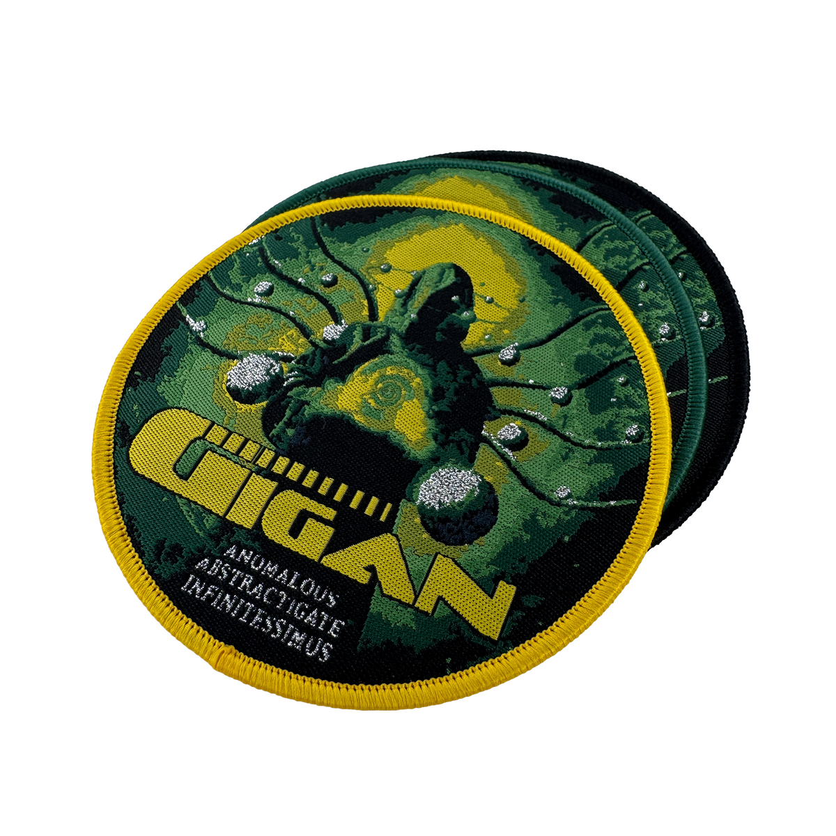 Temporal Dimensions Patches Gigan Anomalous Abstractigate Infinitessimus Metal Woven Patches