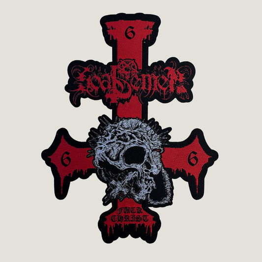 Temporal Dimensions Patches Goat Semen Fuck Christ Laser Cut Woven Patch
