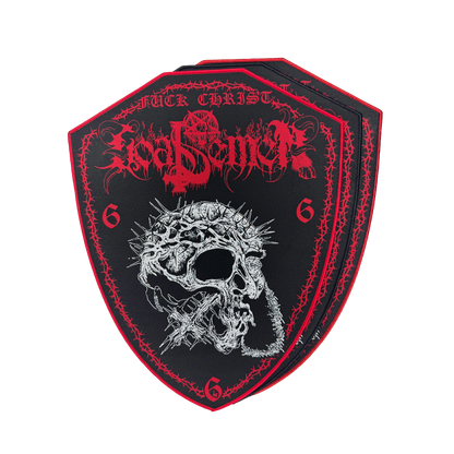 Temporal Dimensions Patches Goat Semen Fuck Christ Metal Woven Backpatches