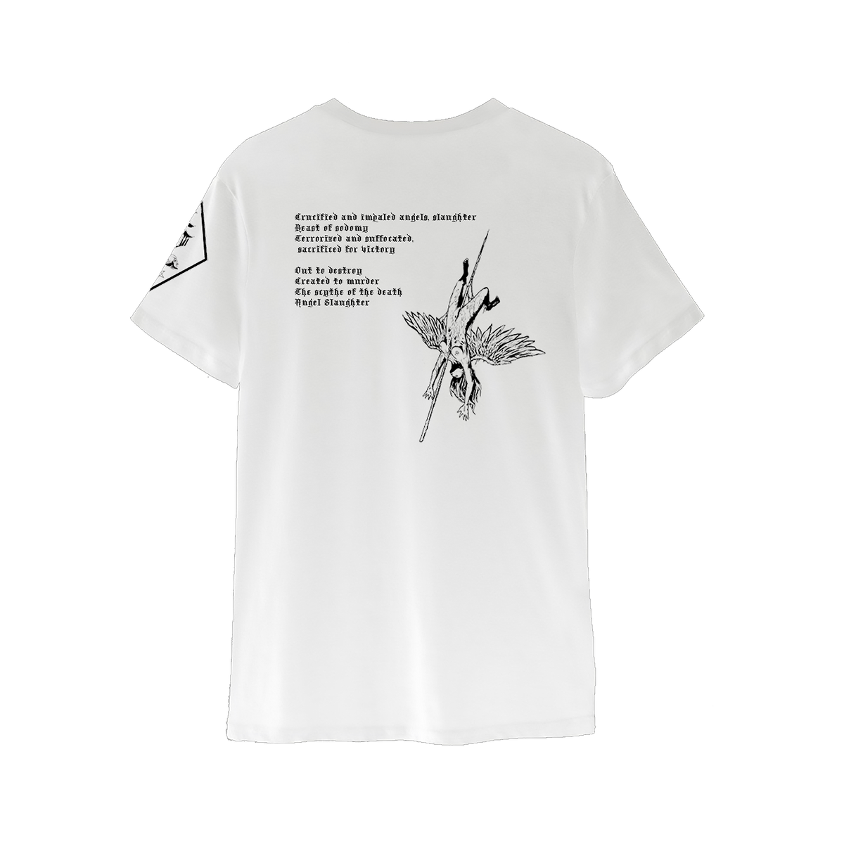 Temporal Dimensions Patches Goatkraft Angel Slaughter Shortsleeve White Front