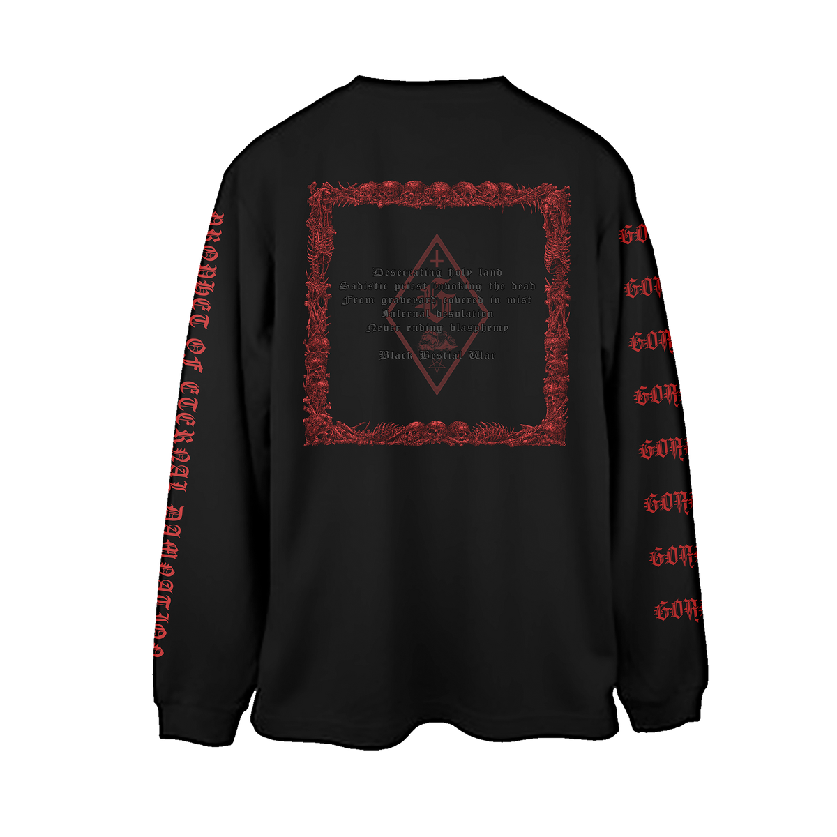 Temporal Dimensions Patches Goatkraft Prophet of Eternal Damnation Longsleeve Back