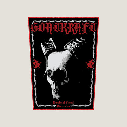 Temporal Dimensions Patches Goatkraft Prophet of Eternal Damnation Red Glitter Border Woven Backpatch