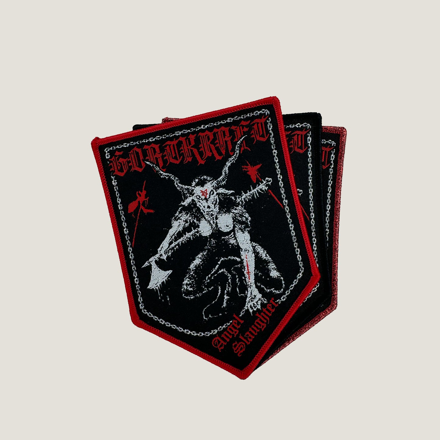 Temporal Dimensions Patches Goatkrat Angel Slaughter Woven Patches