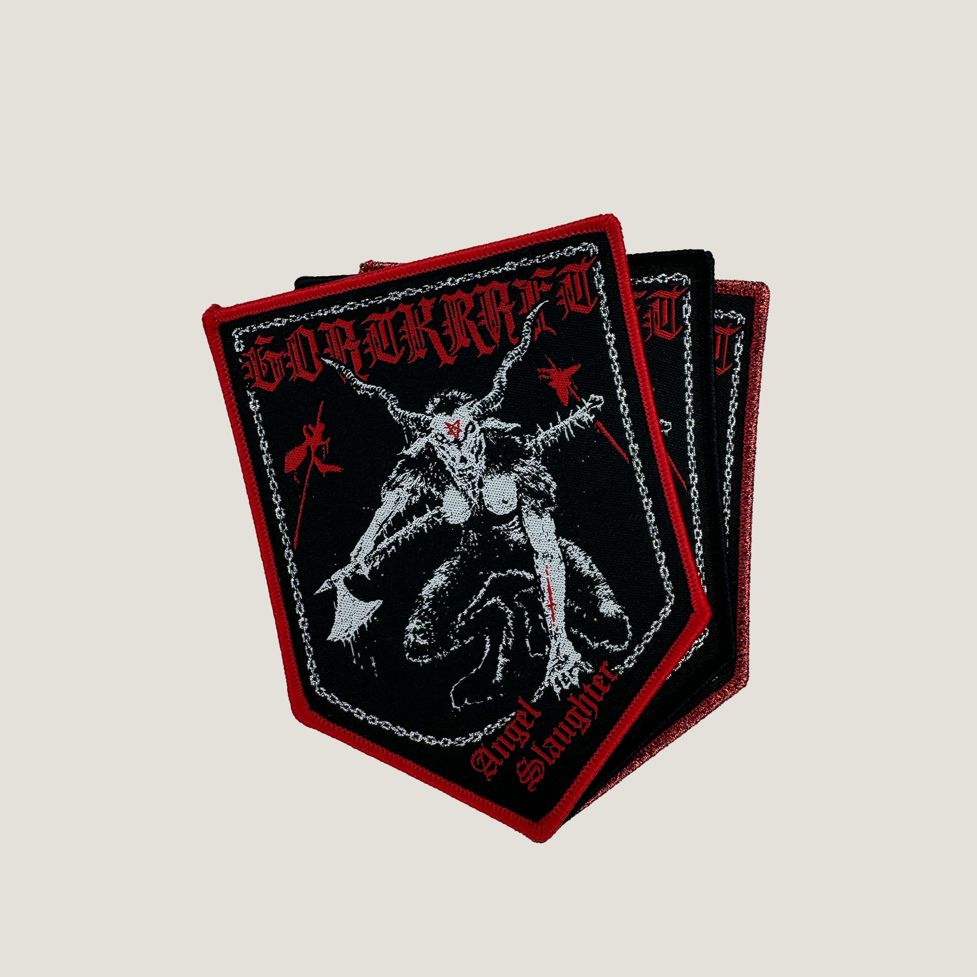 Temporal Dimensions Patches Goatkrat Angel Slaughter Woven Patches