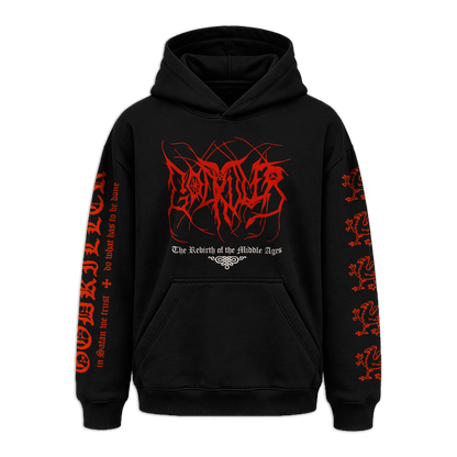 Temporal Dimensions Patches Godkiller The Rebirth of the Middle Ages Pullover Hoodie Front