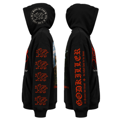 Temporal Dimensions Patches Godkiller The Rebirth of the Middle Ages Pullover Hoodie Sides