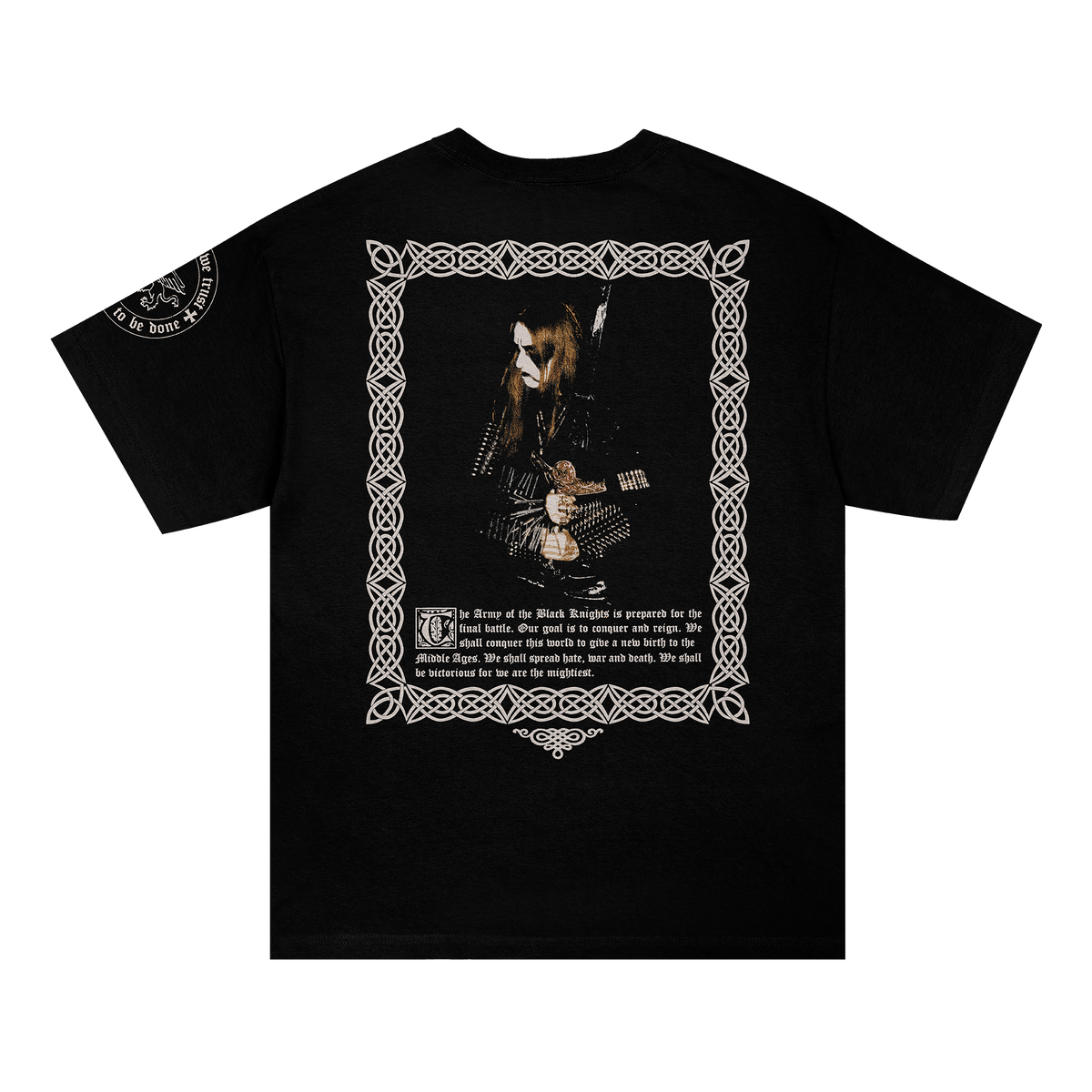 Temporal Dimensions Patches Godkiller The Rebirth of the Middle Ages Shortsleeve Back