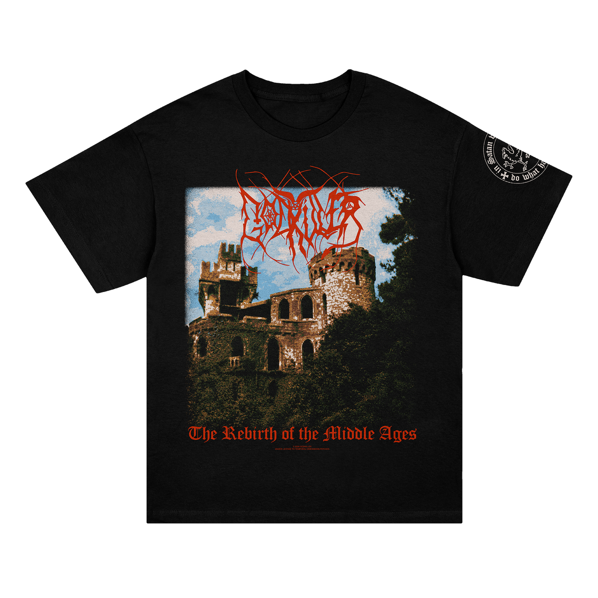Temporal Dimensions Patches Godkiller The Rebirth of the Middle Ages Shortsleeve Front