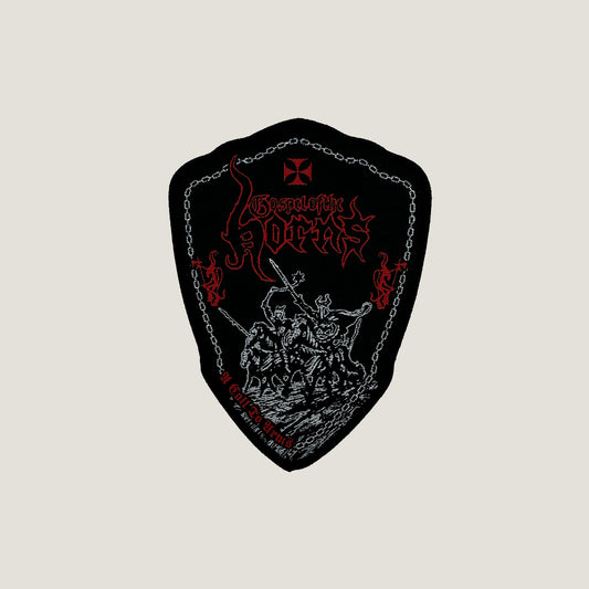 Temporal Dimensions Patches Gospelof the Horns A Call to Arms Black Border Woven Patch