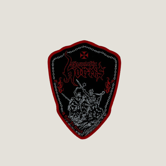 Temporal Dimensions Patches Gospelof the Horns A Call to Arms Red Border Woven Patch