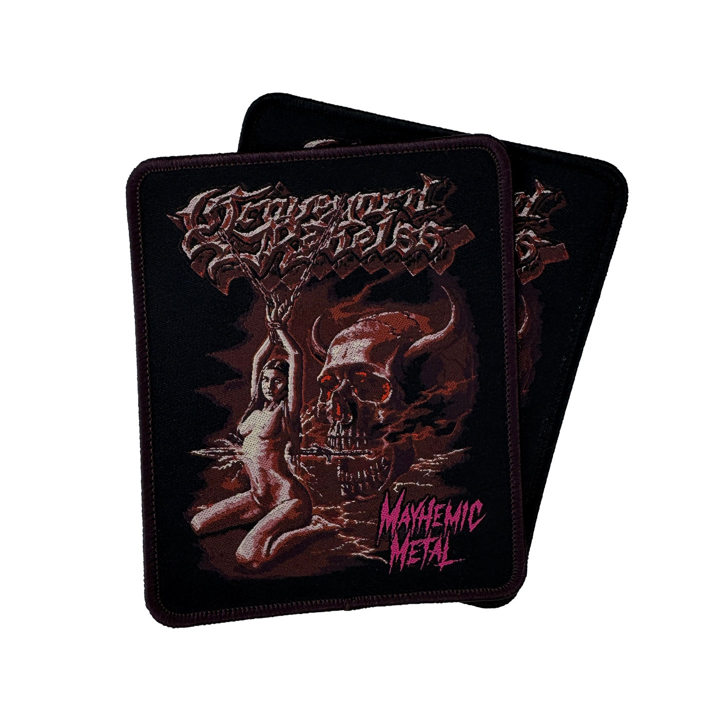 Temporal Dimensions Patches Graveyard Rebelss Hells Bent Rage Woven Patches