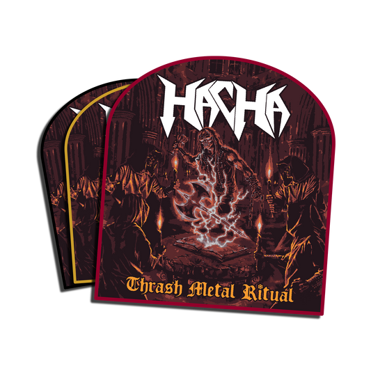Temporal Dimensions Patches Hacha Thrash Metal Ritual Woven Metal Patches