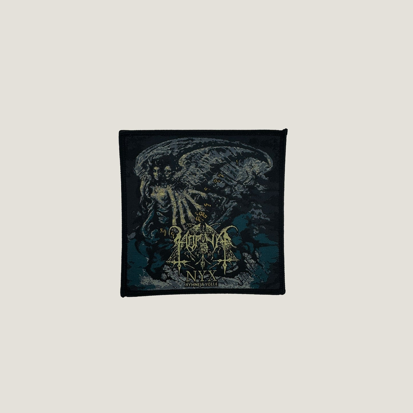 Temporal Dimensions Patches Horna Nyx Hymneja yolle Black Border Woven Patch