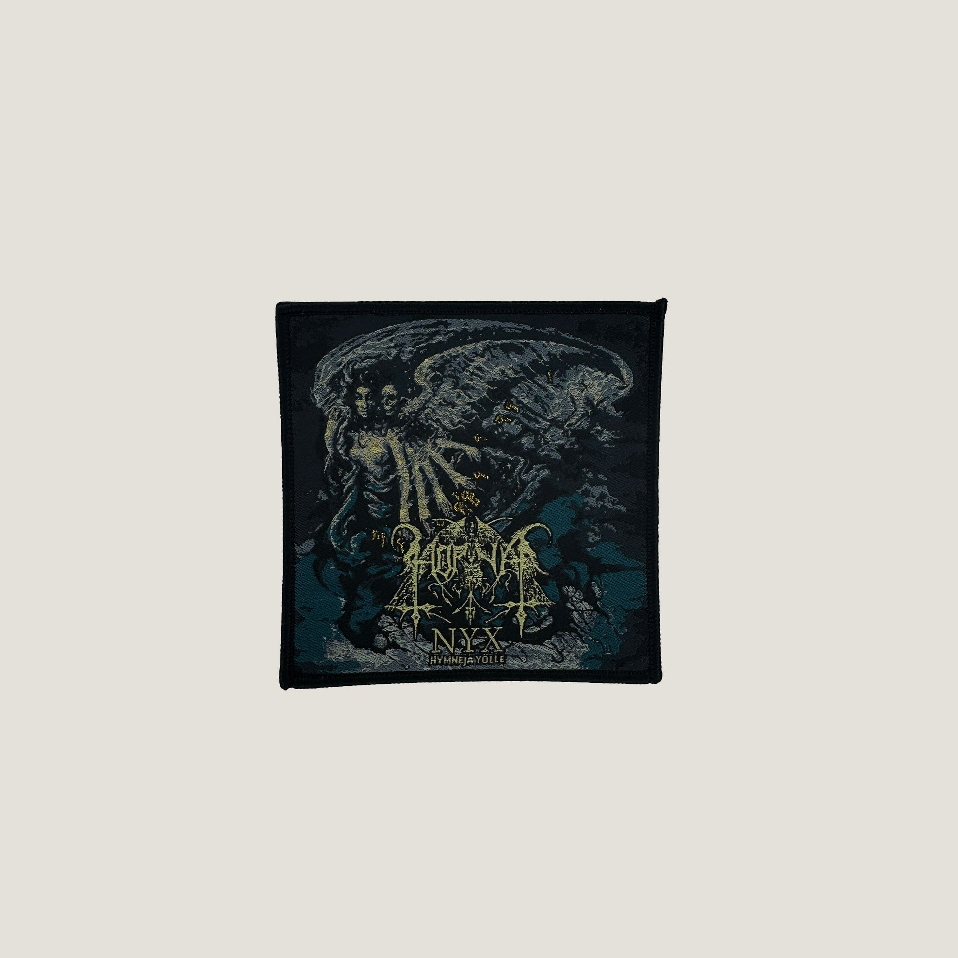 Temporal Dimensions Patches Horna Nyx Hymneja yolle Black Border Woven Patch