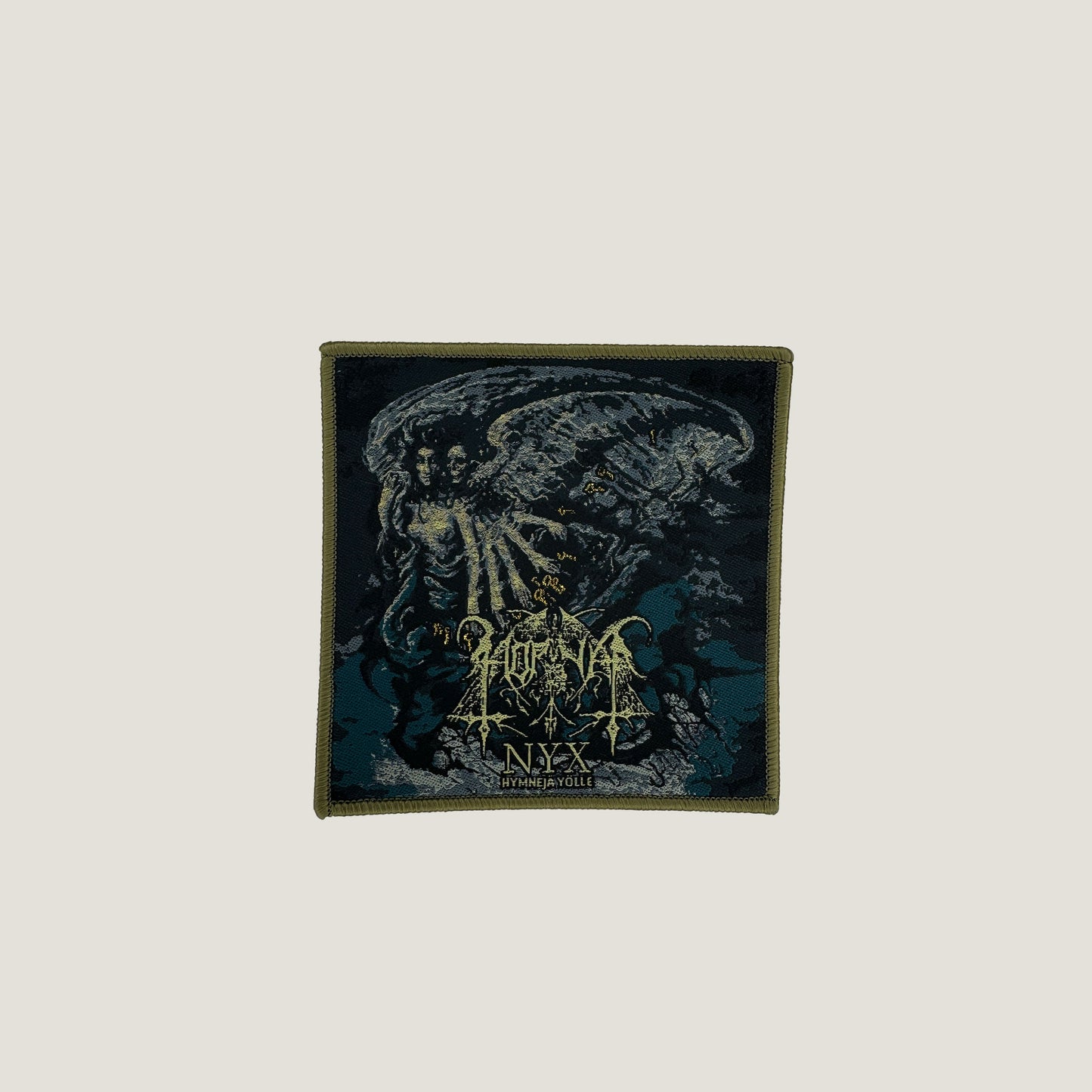 Temporal Dimensions Patches Horna Nyx Hymneja yolle Green Border Woven Patch