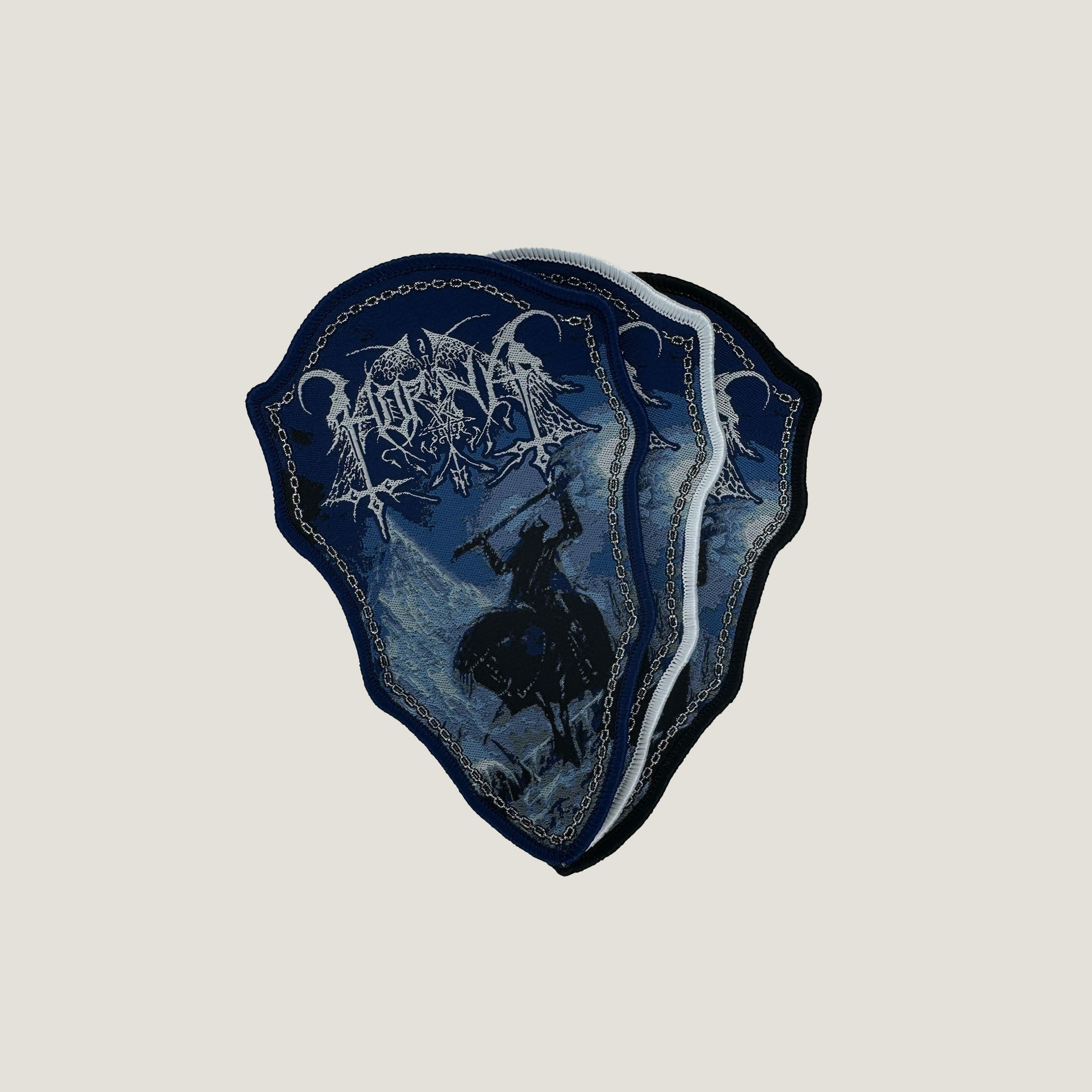 Temporal Dimensions Patches Horna Perima vihassa ja verikostossa Woven Patches