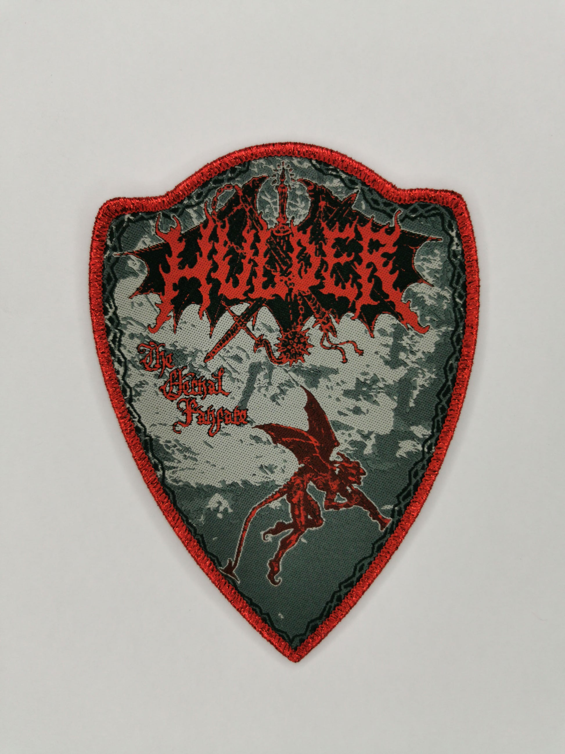 Temporal Dimensions Patches Hulder The Eternal Fanfare Red Glitter Border Woven Patch
