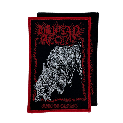 Temporal Dimensions Patches Human Agony Goring Christ Woven Patches