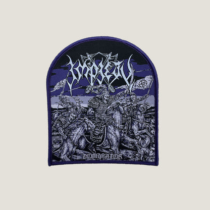 Temporal Dimensions Patches Impiety Dominator Purple Border Woven Patch