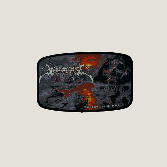 Temporal Dimensions Patches Incandescence Le Coeur De L-homme Black Border Woven Patch