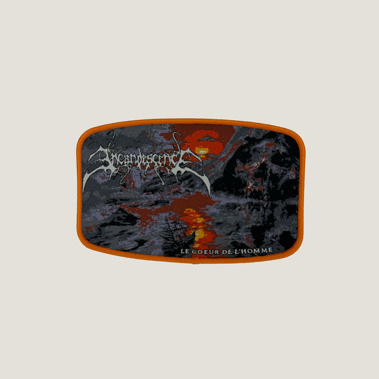 Temporal Dimensions Patches Incandescence Le Coeur De L-homme Orange Border Woven Patch