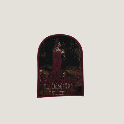 Temporal Dimensions Patches Inquisition Into the Infernal Regions of the Ancient Cult Red Border Woven Patch