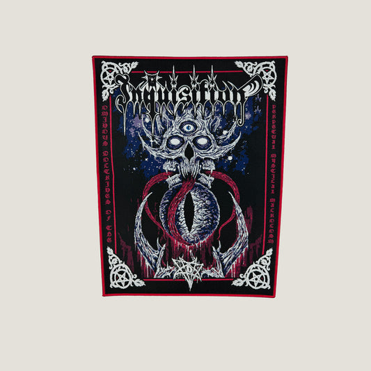 Temporal Dimensions Patches Inquisition Ominous Doctrines of the Perpetual Mystical Macrocosm Red Border Woven Backpatch