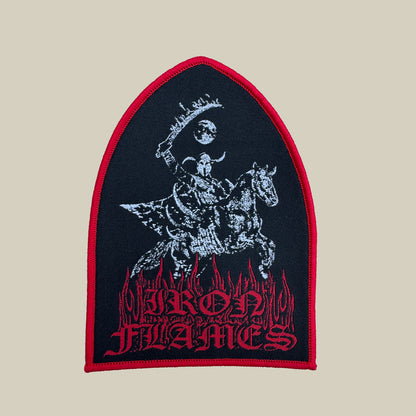 Temporal Dimensions Patches Iron Flames Eyes of the Megalith Red Border Woven Patch