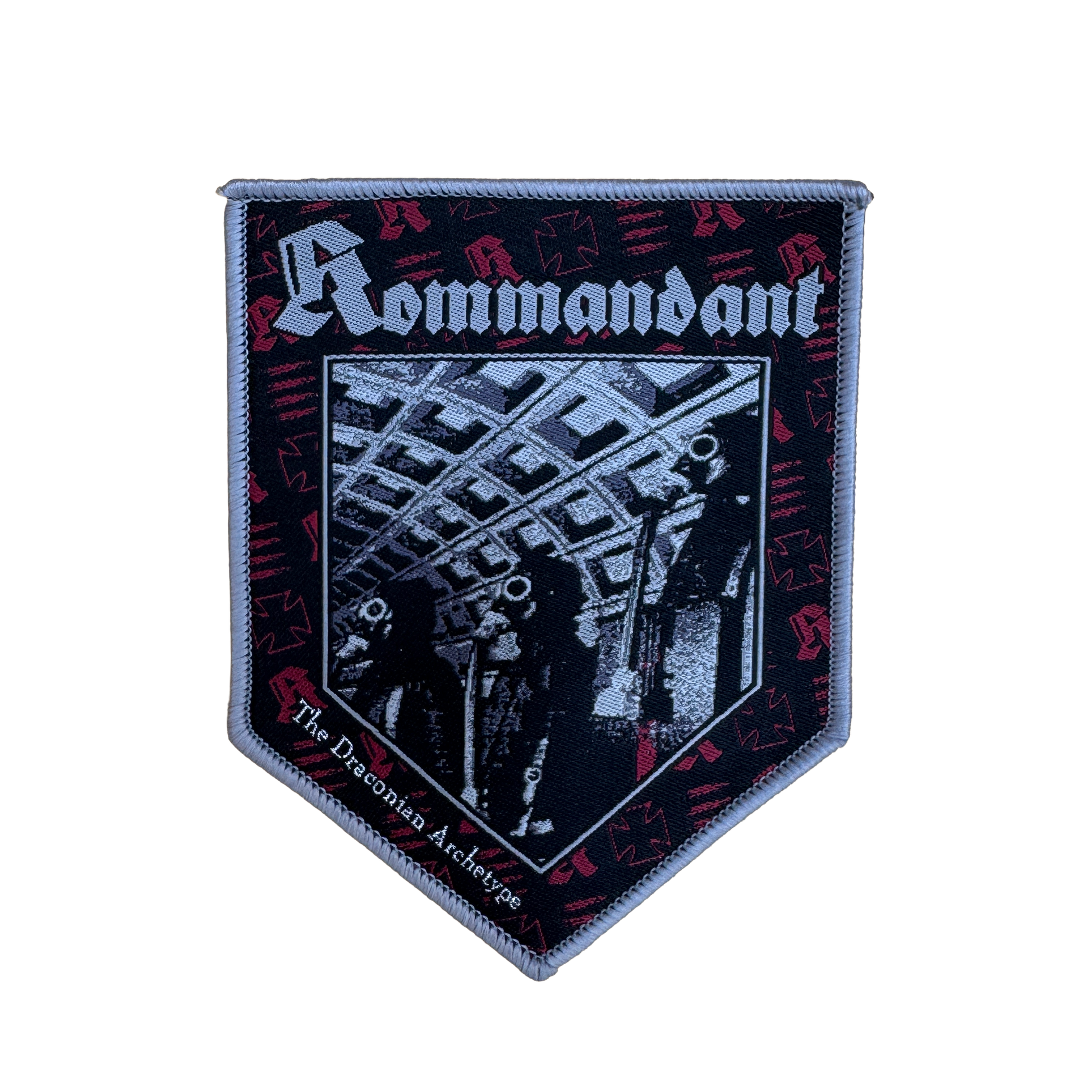 Temporal Dimensions Patches Kommandant The Draconian Archetype Gray Border Woven Patch