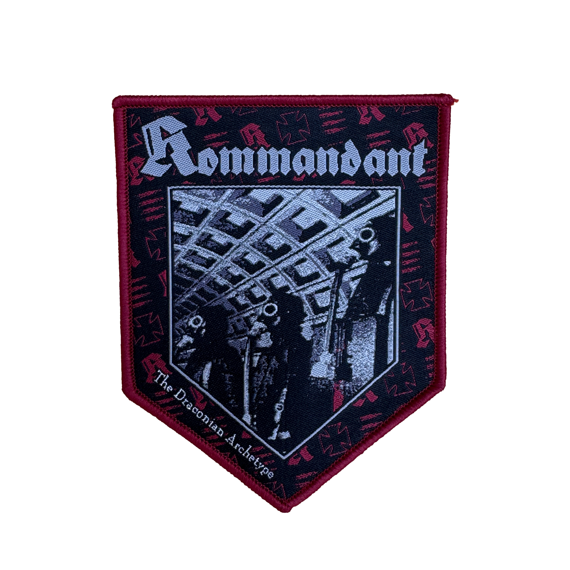 Temporal Dimensions Patches Kommandant The Draconian Archetype Red Border Woven Patch