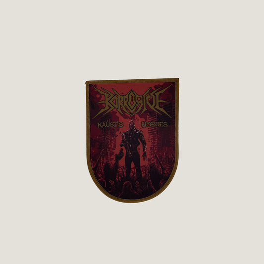 Temporal Dimensions Patches Korrosive Kaustic Hordes Yellow Border Woven Patch
