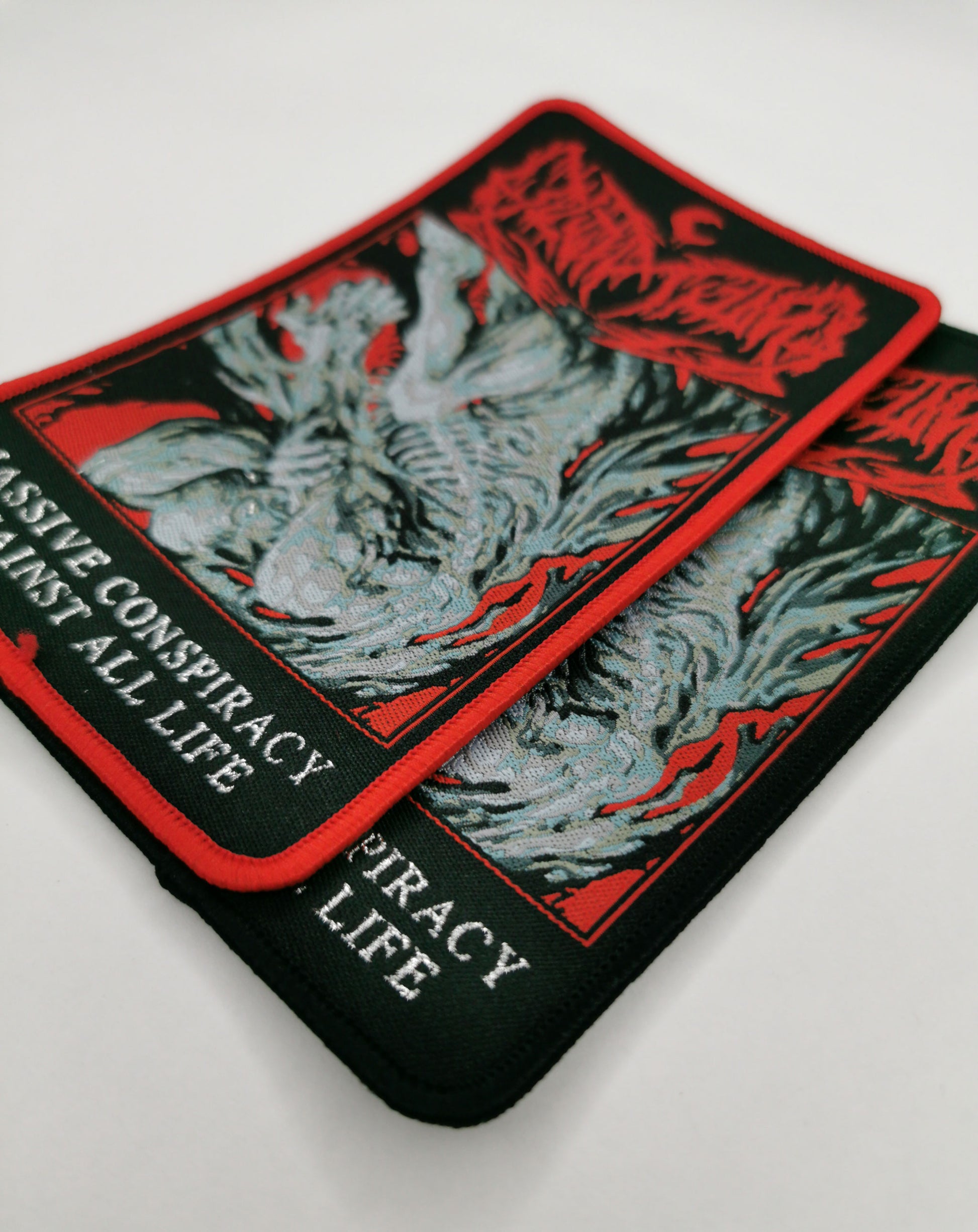 Temporal Dimensions Patches Leviathan Massive Conspiracy Against All Life Metal Woven Patches