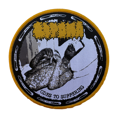 Temporal Dimensions Patches Lipoma Odes to Suffering Yellow Border Woven Patch