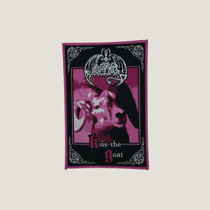 Temporal Dimensions Patches Lord Belial Kiss the Goat Pink BorderWoven Patch